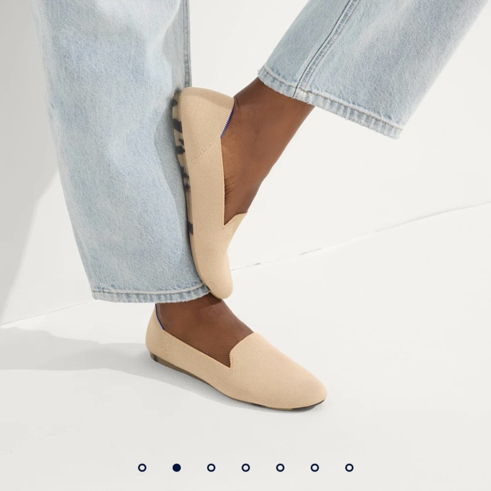 ROTHY’S Cream Loafers Size 8